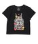 ガールズ 花柄ジャージーTシャツ 45F661-023