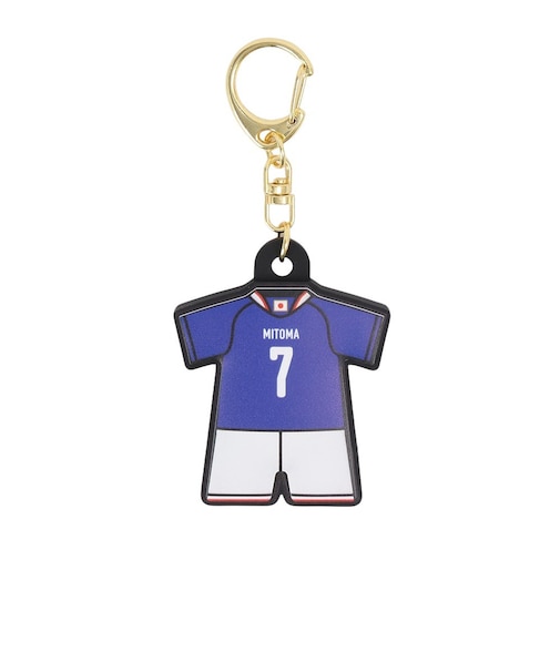日本サッカー協会（JFA）ユニフォーム型ラバーキーホルダー 三苫 薫 2026(SAMURAI BLUE) JO-538-7