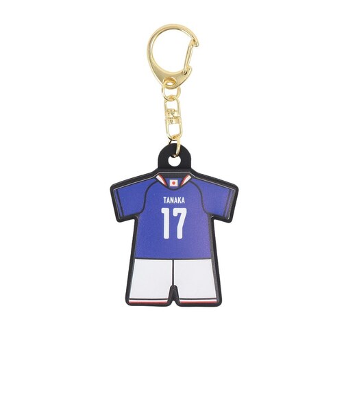 日本サッカー協会（JFA）ユニフォーム型ラバーキーホルダー 田中 碧 2026(SAMURAI BLUE) JO-538-17
