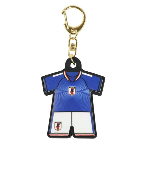日本サッカー協会（JFA）ユニフォーム型ラバーキーホルダー 2026 SAMURAI BLUE STADIUM LINE JO-538
