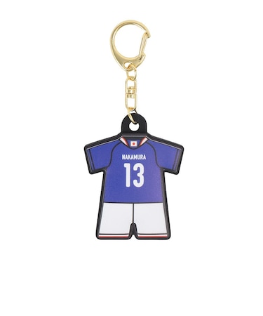 日本サッカー協会（JFA）ユニフォーム型ラバーキーホルダー 中村 敬斗 2026(SAMURAI BLUE) JO-538-13