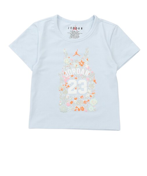 ガールズ 花柄ジャージーTシャツ 45F661-C3N