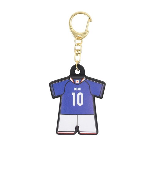 日本サッカー協会（JFA）ユニフォーム型ラバーキーホルダー 堂安 律 2026(SAMURAI BLUE) JO-538-10