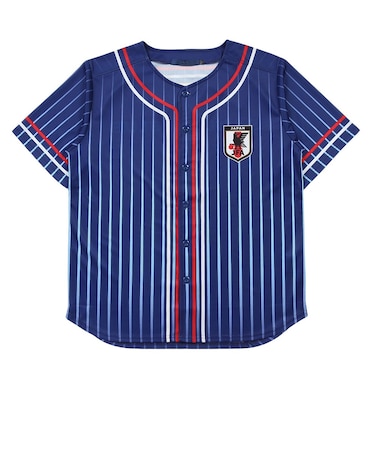 日本サッカー協会（JFA）応援シャツ サムライブルー STADIUM LINE XLサイズ JO-661-XL