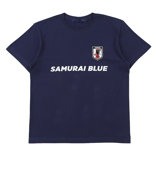 日本サッカー協会（JFA）半袖 サムライブルー STADIUM LINE XLサイズ JO-660-XL