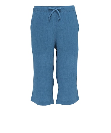 クー（Coo.）リラックス クロップトパンツ 871C6HT0006 BLU