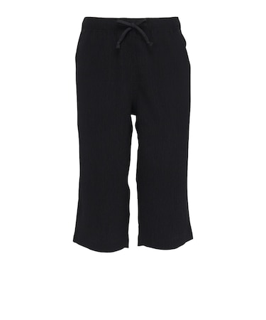 クー（Coo.）リラックス クロップトパンツ 871C6HT0006 BLK