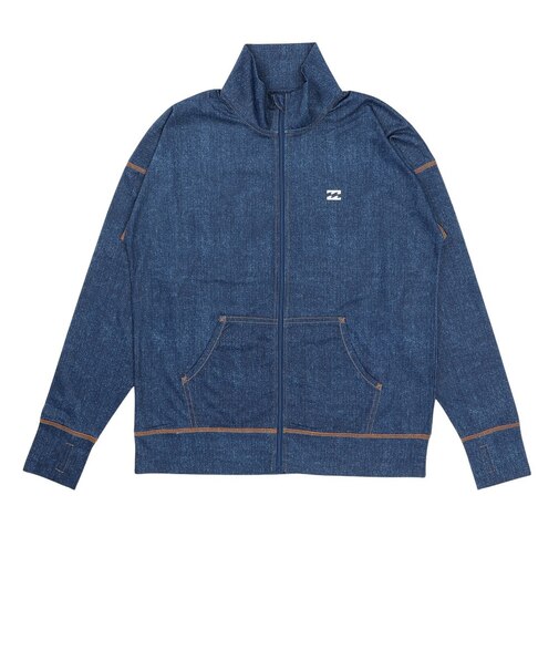 ビラボン（BILLABONG）ジップアップ スタンドネック 長袖 ジップラッシュガード26SP BG013853 IND