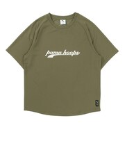 プーマ（PUMA）バスケットボール ウェア シンプル ビッグロゴ 半袖Tシャツ 63337711