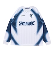 日本サッカー協会（JFA）シャドーストライプ 長袖 Tシャツ Lサイズ JO-841-L