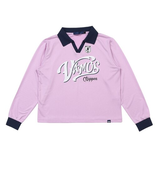 日本サッカー協会（JFA）JFAロングスリーブシャツ PNK JO-843-L