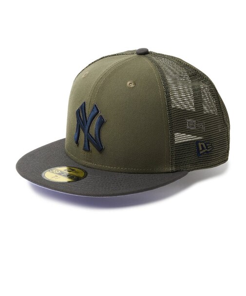 ニューエラ（NEW ERA）キャップ 59FIFTY トラッカー ニューヨーク・ヤンキース Hydrangea 14745130