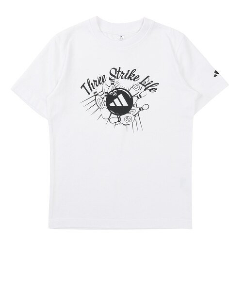 アディダス（adidas）キッズ BOWLING グラフィック 半袖Tシャツ OHN00-KM6312