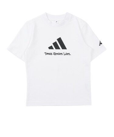 アディダス（adidas）キッズ 3 STRIPE LIFE グラフィック 半袖Tシャツ OHN01-KM6316