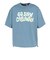 ゴースローキャラバン（GOSLOWCARAVAN）シリコンバイオ ヒッピーロゴ ゆったり 半袖Tシャツ 366107 BLU