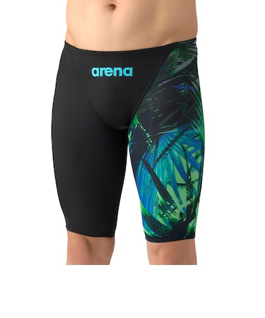 アリーナ（ARENA）競泳水着 メンズ 水泳 アクアアドバンスドハーフスパッツ WA承認モデル AS6SRC42M BKGR