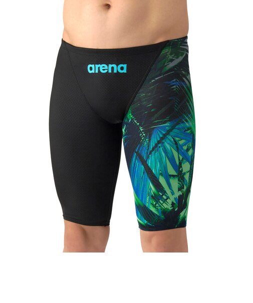 アリーナ（ARENA）競泳水着 メンズ 水泳 アクアアドバンスドハーフスパッツ WA承認モデル AS6SRC42M BKGR