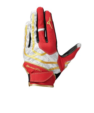 ミズノ（MIZUNO）守備用グローブ 野球 ミズノプロ 手袋 パッド付 左手用 バッテ 1EJED35062