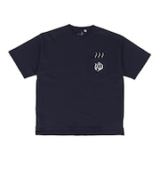 ゴースローキャラバン(GOSLOWCARAVAN)シリコンバイオ 色々ポケット刺繍 ゆったり Tシャツ 366106 NAV