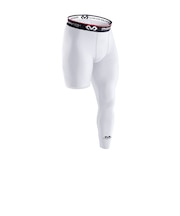 マクダビッド（McDavid）バスケットボールウェア ワンレッグ コンプレッションタイツ 左脚用 M816L/WH