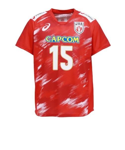 アシックス（ASICS）バレーボールウェア 2026 JVA バレーボール男子 レプリカユニフォーム Tシャツ 甲斐優斗 2053A323.605