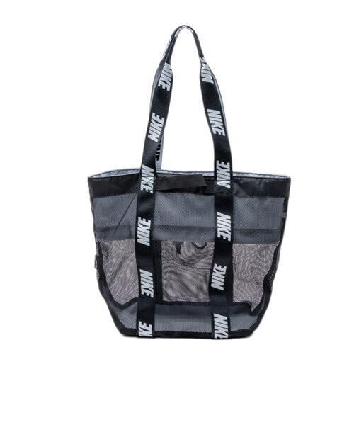 ナイキ（NIKE）スイムバッグ 水泳 メッシュトート プールバッグ 黒 20L