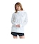 ロキシー（ROXY）ラッシュガード 長袖 HISTORICAL ロゴ ジップラッシュフーディ 26SPRLY261035WHT