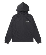 ハーレー（HURLEY）ラッシュガード アーチロゴ ジップアップ フーディ MSRG261060-BKWH