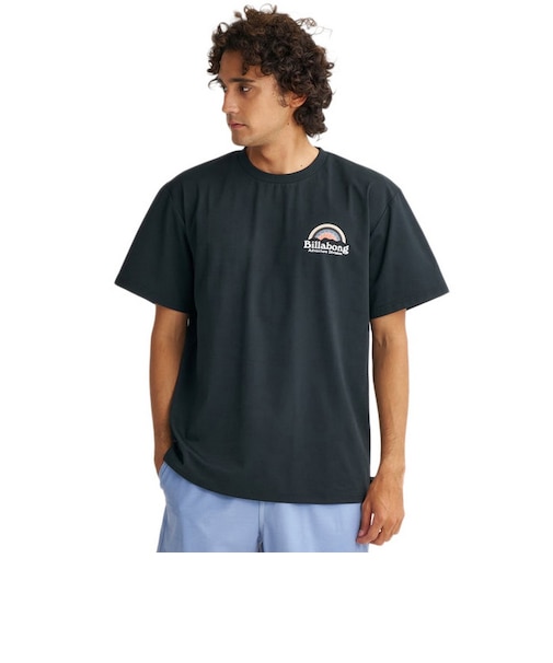 ビラボン（BILLABONG）ラッシュガード FIRMA ストレッチ 半袖サーフTシャツ 26SU BG01A855 BLK