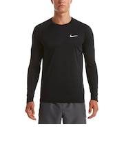ナイキ（NIKE）ラッシュガード 長袖 UVカット UPF40+ 紫外線対策 エッセンシャル ロングスリーブ ハイドロガード NESSA587-001
