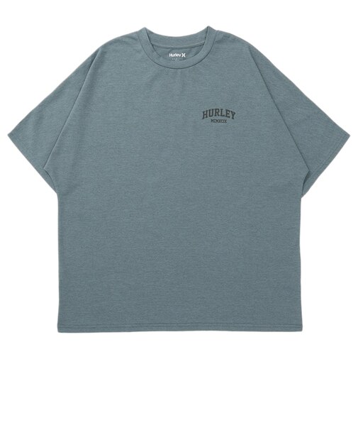ハーレー（HURLEY）ラッシュガード PHANTOM バック アーチ オーバーサイズ 半袖Tシャツ MUSS251035-PRB