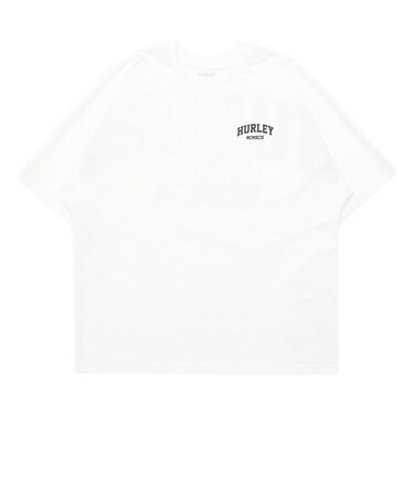 ハーレー（HURLEY）ラッシュガード PHANTOM バック アーチ オーバーサイズ 半袖Tシャツ MUSS251035-WHT