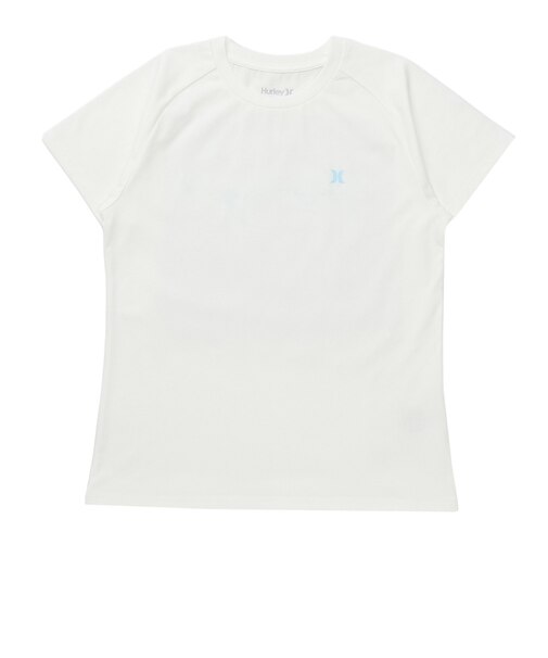 ハーレー（HURLEY）ラッシュガード 半袖 ファントム クルーシブ ロゴ WSRG261006-WHT