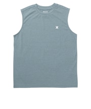 ハーレー（HURLEY）タンクトップ ラッシュガード ファントム スクエアロゴ スリーブレス MUSL251082-CTC