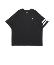 ハーレー（HURLEY）ラッシュガード 半袖 ファントム アイコン ブロックパーティ オーバーサイズ Tシャツ MUSS251023-BLK