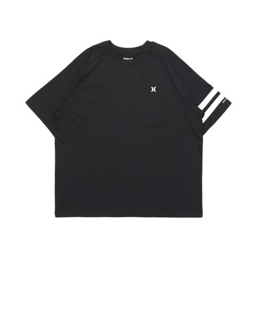 ハーレー（HURLEY）ラッシュガード 半袖 ファントム アイコン ブロックパーティ オーバーサイズ Tシャツ MUSS251023-BLK