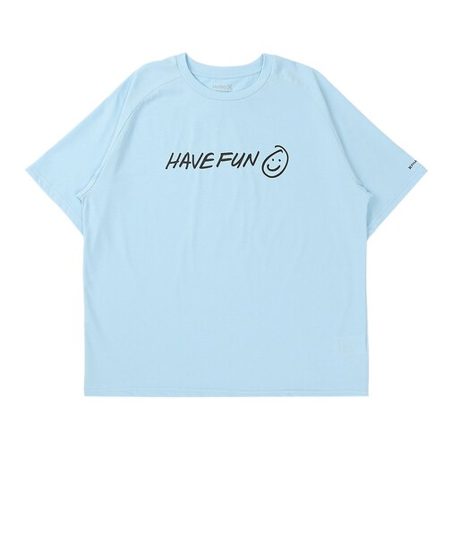 ハーレー（HURLEY）ラッシュガード 半袖 ファントム ハブファン オーバーサイズ Tシャツ MUSS251028-SNB