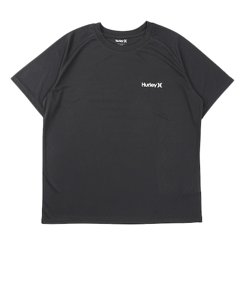 ハーレー（HURLEY）半袖 ラッシュ アーチロゴ ショートスリーブ Tシャツ MSRG261058-BKWH