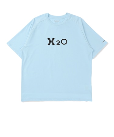 ハーレー（HURLEY）ラッシュガード 半袖 ファントム エイチツーオー オーバーサイズ Tシャツ MUSS251029-SNB