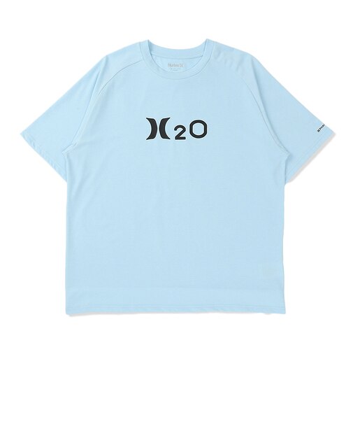 ハーレー（HURLEY）ラッシュガード 半袖 ファントム エイチツーオー オーバーサイズ Tシャツ MUSS251029-SNB