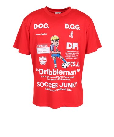 サッカージャンキー（soccer junky）サッカーウェア ドリブルマン+9 半袖Tシャツ JR26F05-26