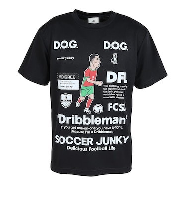 サッカージャンキー（soccer junky）サッカーウェア ドリブルマン+6 半袖Tシャツ JR26F02-02