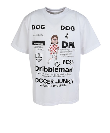 サッカージャンキー（soccer junky）サッカーウェア ドリブルマン+7 半袖Tシャツ JR26F03-01