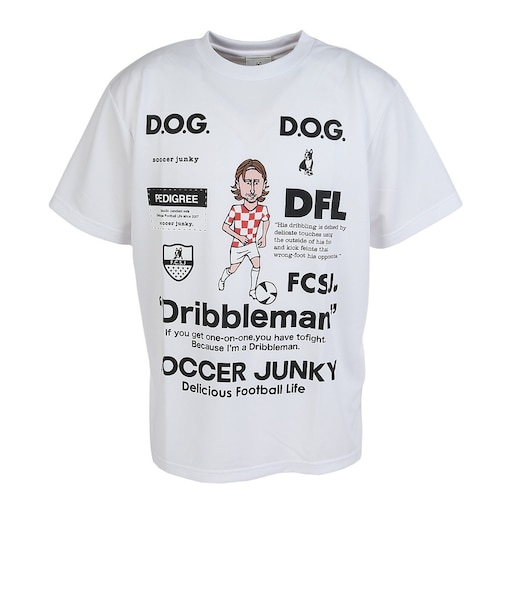 サッカージャンキー（soccer junky）サッカーウェア ドリブルマン+7 半袖Tシャツ JR26F03-01