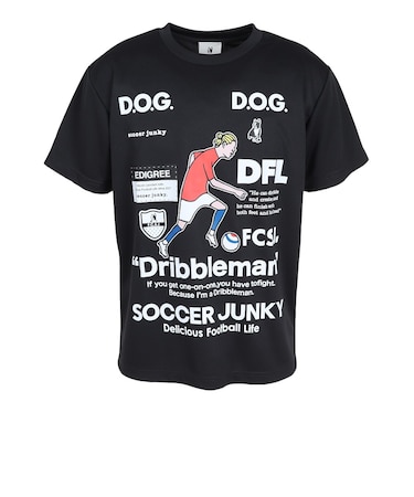 サッカージャンキー（soccer junky）サッカーウェア ドリブルマン+5 半袖Tシャツ JR26F01-02