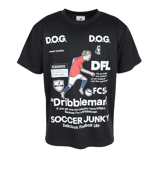 サッカージャンキー（soccer junky）サッカーウェア ドリブルマン+5 半袖Tシャツ JR26F01-02