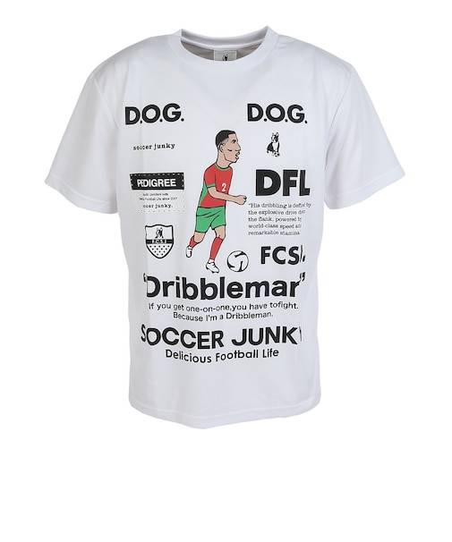 サッカージャンキー（soccer junky）サッカーウェア ドリブルマン+6 半袖Tシャツ JR26F02-01