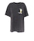 ゴースローキャラバン（GOSLOWCARAVAN）RAY綿 猫と麦酒 半袖Tシャツ 麦酒風呂 362617 BLK