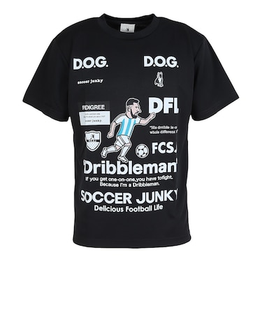 サッカージャンキー（soccer junky）サッカーウェア ドリブルマン+11 半袖Tシャツ JR26F07-02