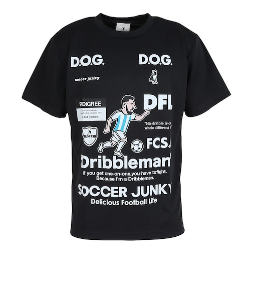 サッカージャンキー（soccer junky）サッカーウェア ドリブルマン+11 半袖Tシャツ JR26F07-02